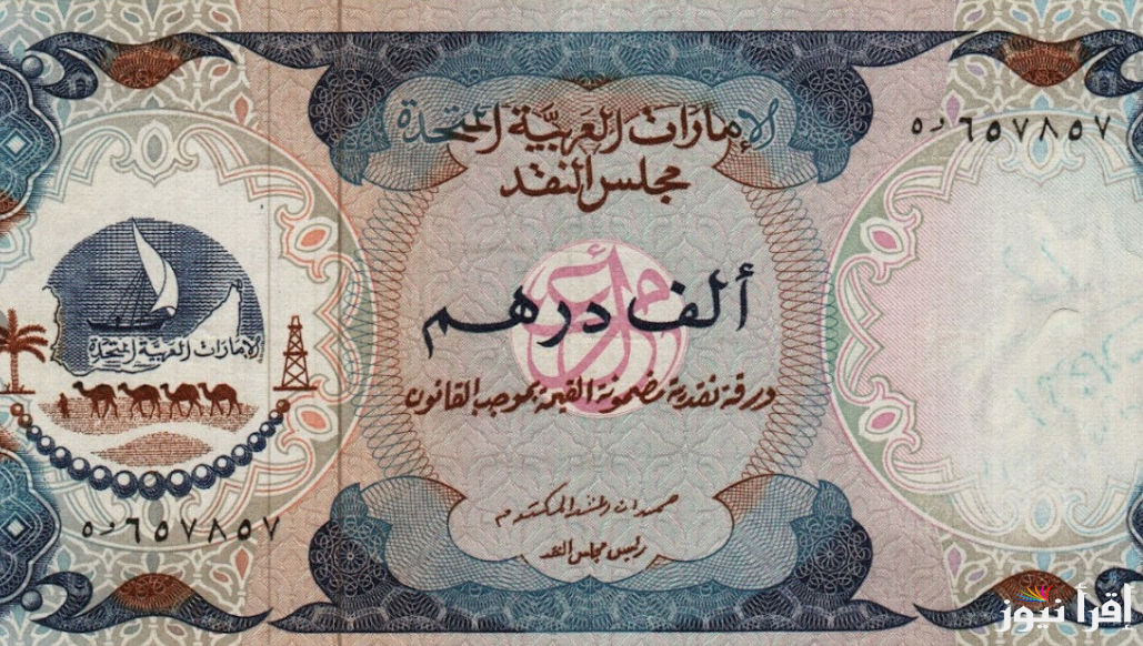 سعر الدرهم الاماراتي اليوم الاحد 22 سبتمبر 2024  مقابل الجنية المصري في البنوك والسوق السوداء
