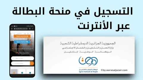 رابط التسجيل في منحة البطالة 2024 عبر موقع الوكالة الوطنية للتشغيل anem.dz واهم الشروط للتقديم