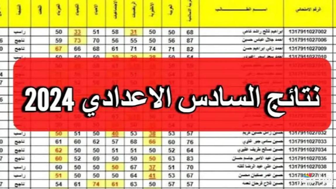 استخراج نتائج السادس الاعدادي الدور الثالث من خلال لموقع نتائجنا الإلكتروني nataegna.net