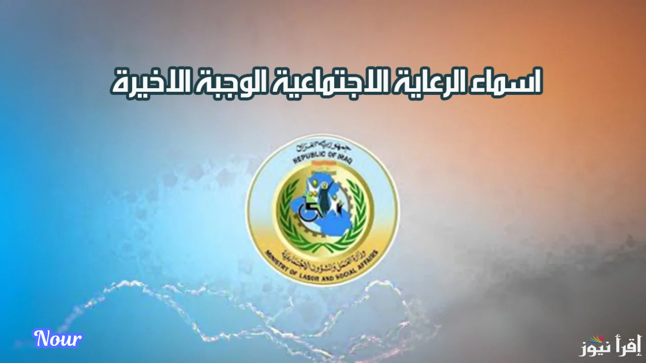 رابط استعلام أسماء الرعاية الاجتماعية الوجبة الأخيرة 2024 والفئات المستحقة