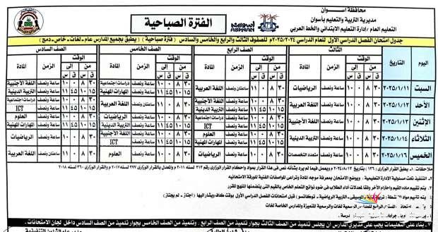 موعد ظهور نتيجة الصف الثالث الابتدائي 2025 الترم الاول والخطوات الاستعلام عبر الرابط eduserv.cairo.gov.eg