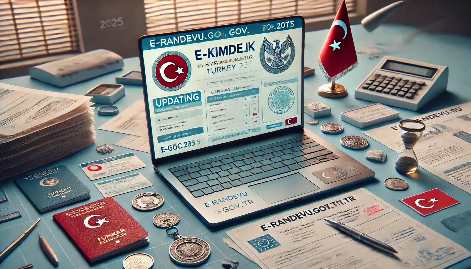 حجز موعد تحديث بيانات الكملك تركيا 2025 أون لاين عبر e-randevu.goc.gov.tr لتجديد المعلومات والبيانات