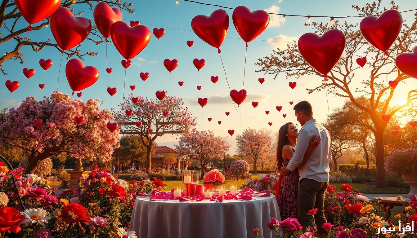 ” كل عام وانت حبيبي ” رسائل تهنئة عيد الحب 2025 Valentine’s Day وأجمل صور التهنئة