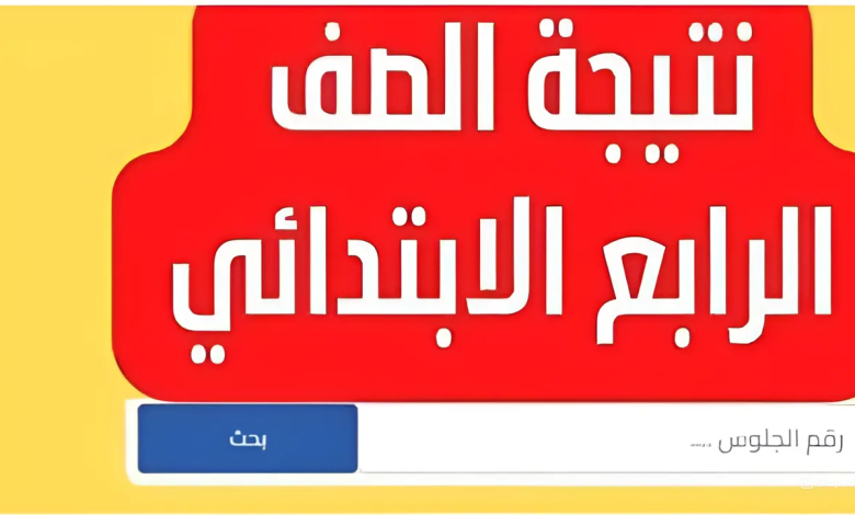 نتيجة رابعة ابتدائي الترم الأول 2025 ورابط الاستعلام عنها في البوابة الإلكترونية لمحافظة القاهرة