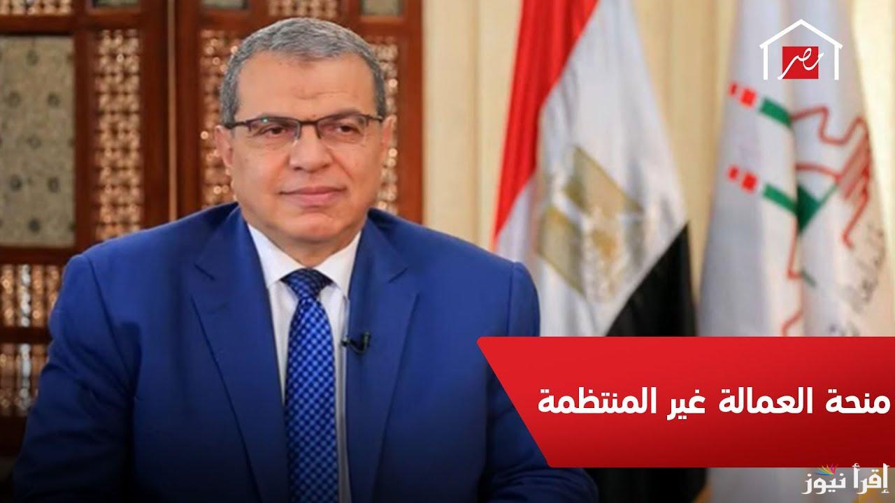 بقت 1000 جنيه” منحة العمالة الغير منتظمة ورابط التسجيل عبر manpower.gov.eg