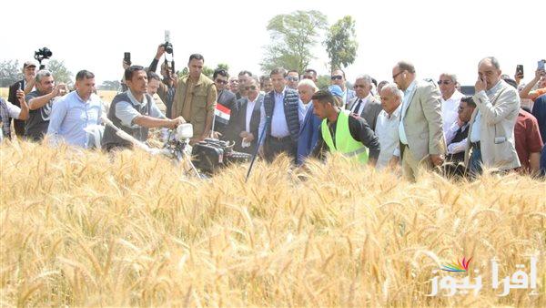 افتتاح موسم حصاد القمح في الشرقية بحضور برنامج الأغذية العالمي ووزير الزراعة