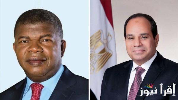 ثلاث قضايا رئيسية في القمة المصرية الأنجولية بالقاهرة
