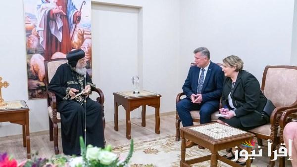 البابا تواضروس يلتقي عمدة برفينوف خلال زيارته لبولندا