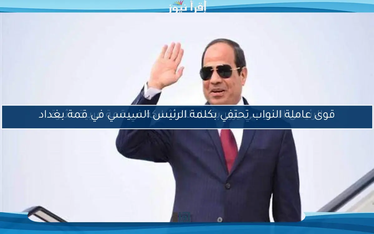 قوى عاملة النواب تحتفي بكلمة الرئيس السيسي في قمة بغداد