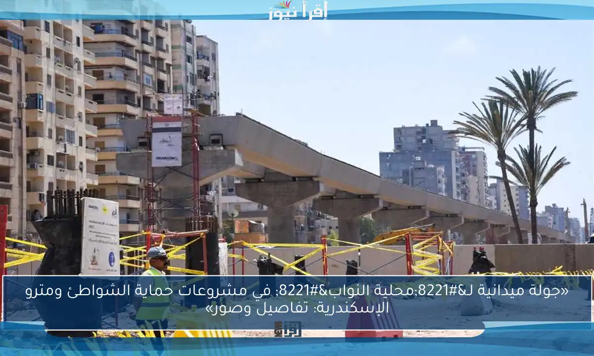 «جولة ميدانية لـ”محلية النواب” في مشروعات حماية الشواطئ ومترو الإسكندرية: تفاصيل وصور»