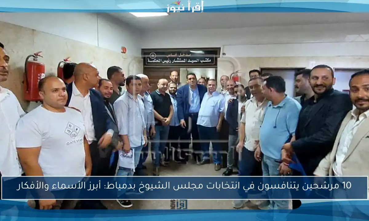10 مرشحين يتنافسون في انتخابات مجلس الشيوخ بدمياط: أبرز الأسماء والأفكار