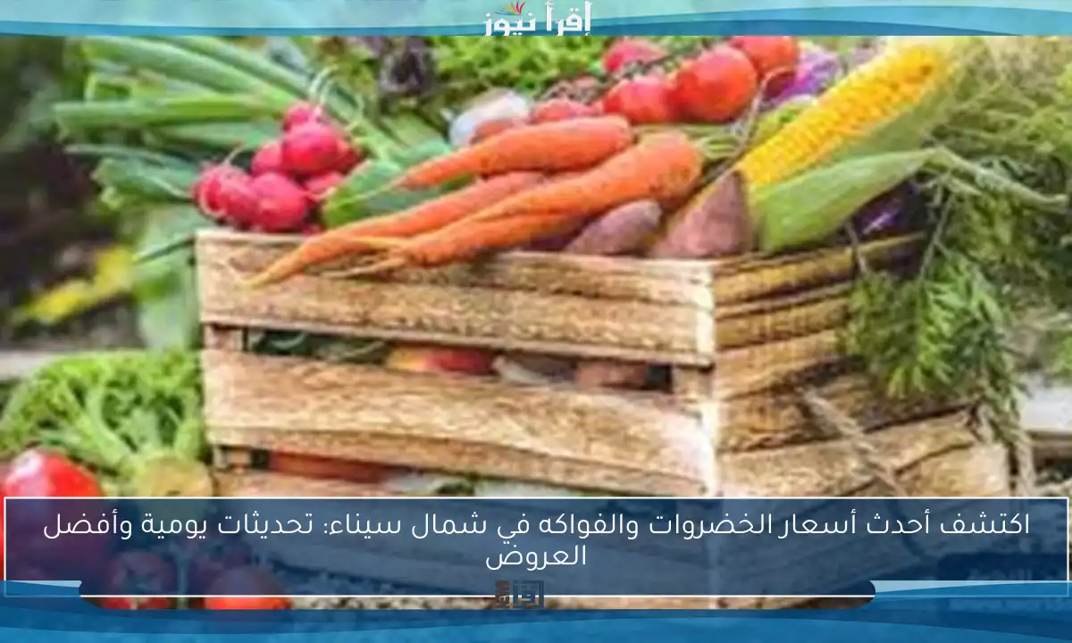 اكتشف أحدث أسعار الخضروات والفواكه في شمال سيناء: تحديثات يومية وأفضل العروض