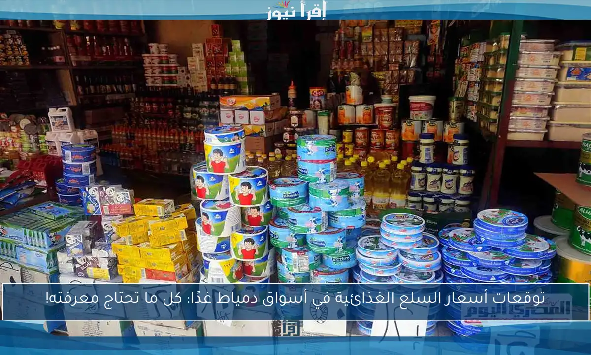 توقعات أسعار السلع الغذائية في أسواق دمياط غدًا: كل ما تحتاج معرفته!