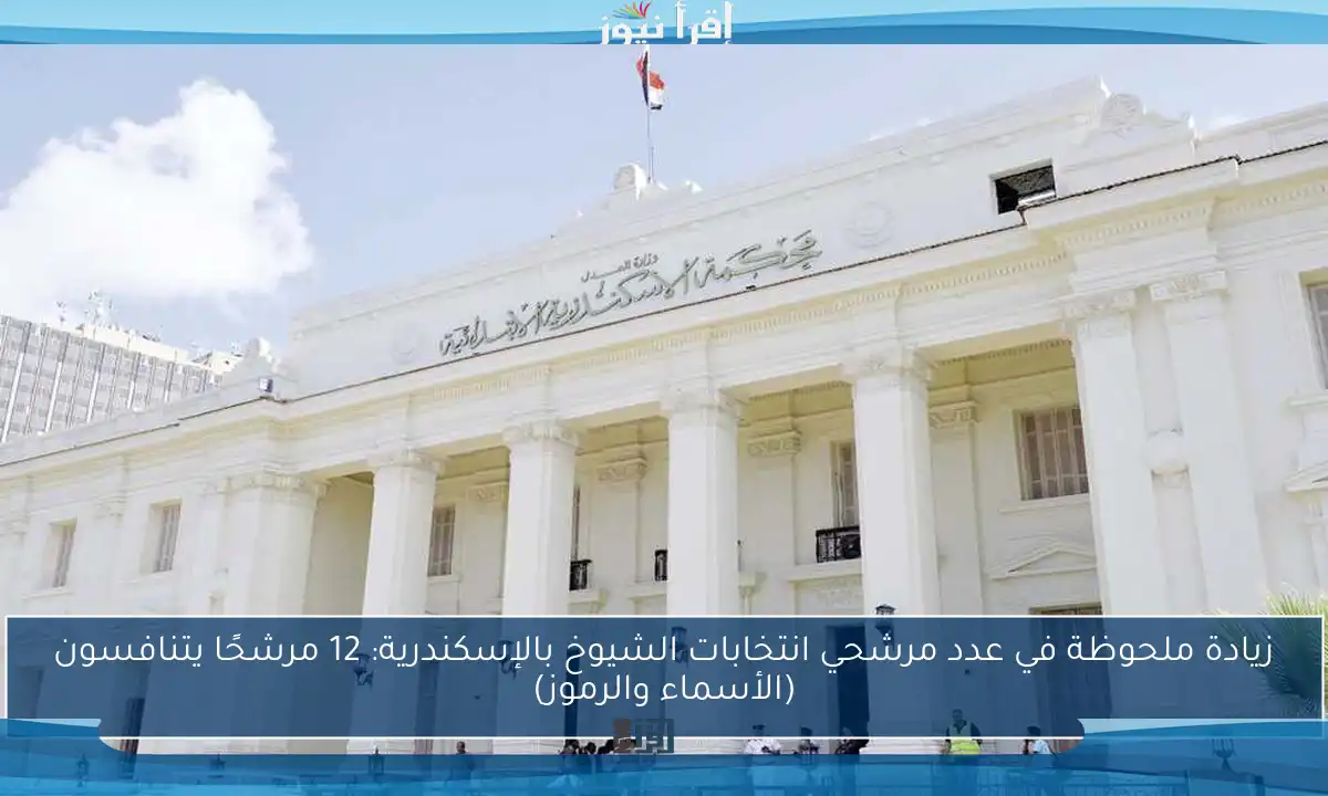 زيادة ملحوظة في عدد مرشحي انتخابات الشيوخ بالإسكندرية: 12 مرشحًا يتنافسون (الأسماء والرموز)