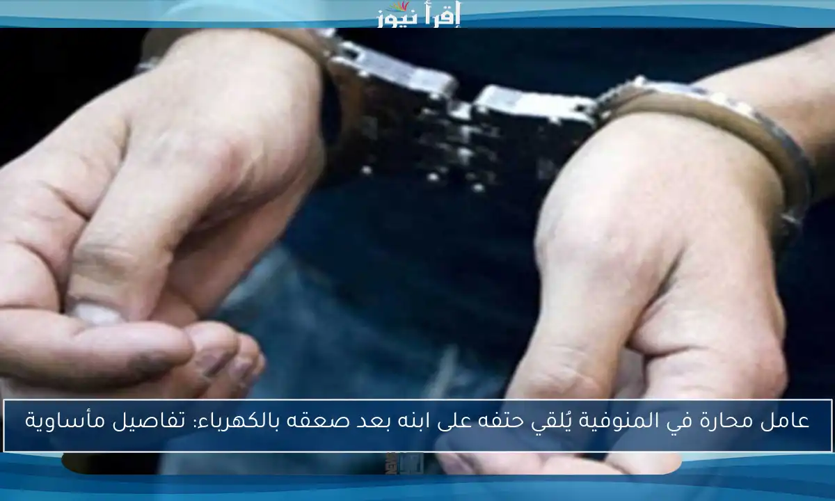 عامل محارة في المنوفية يُلقي حتفه على ابنه بعد صعقه بالكهرباء: تفاصيل مأساوية