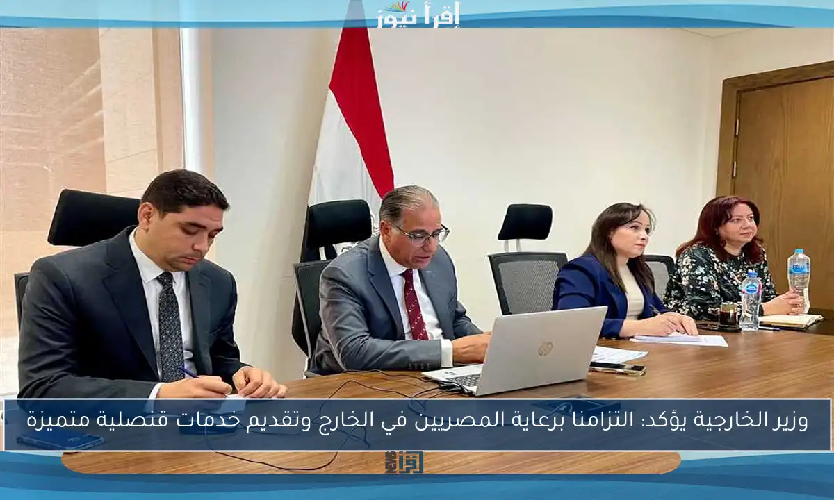 وزير الخارجية يؤكد: التزامنا برعاية المصريين في الخارج وتقديم خدمات قنصلية متميزة