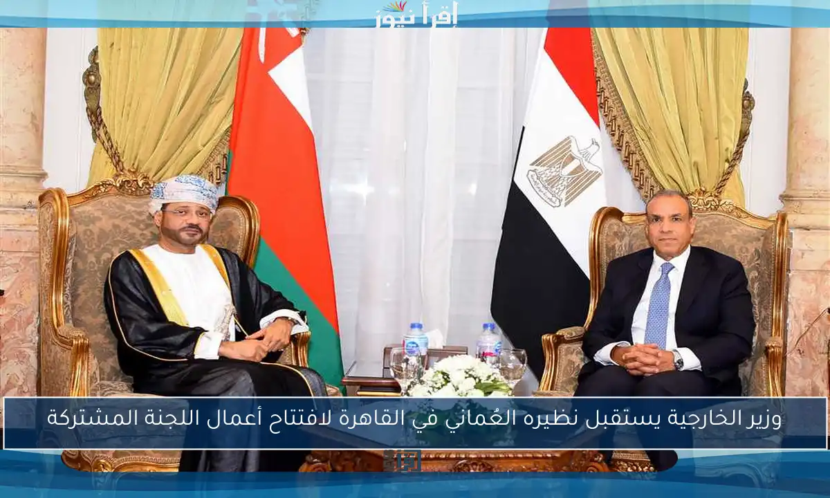 وزير الخارجية يستقبل نظيره العُماني في القاهرة لافتتاح أعمال اللجنة المشتركة